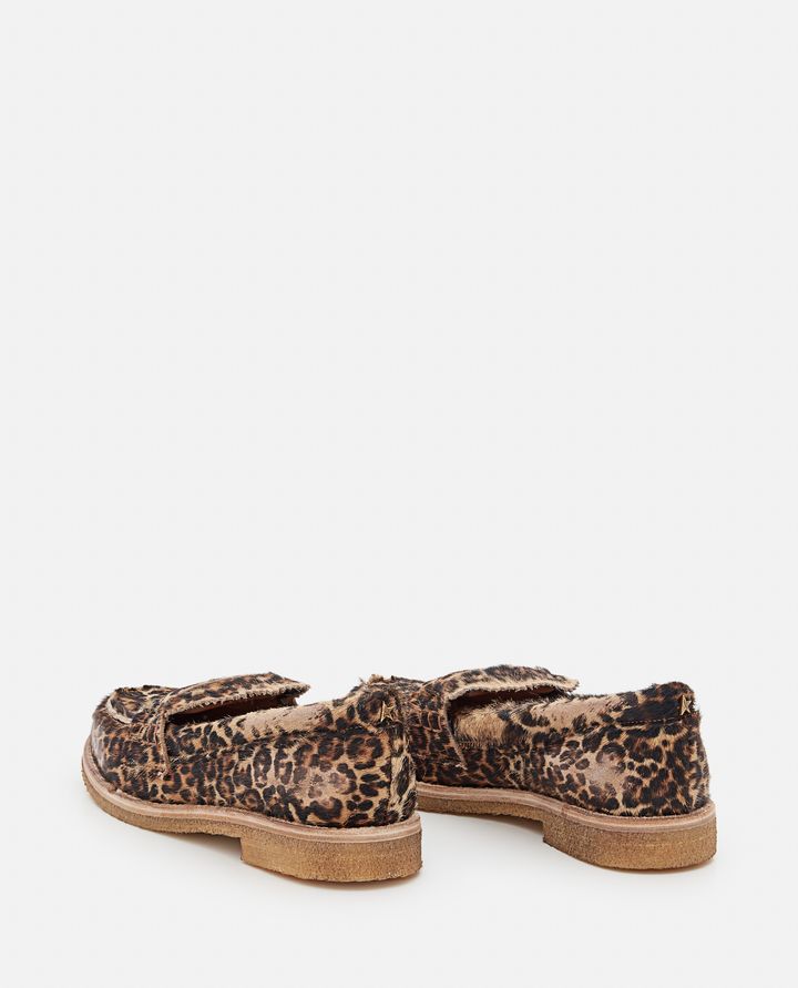 Golden Goose - JERRY LEOPARD PRINT LEATHER LOAFERS_5