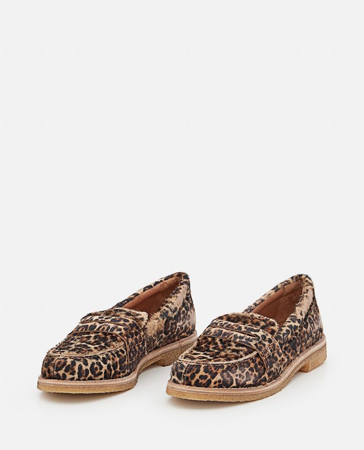 Golden Goose - JERRY LEOPARD PRINT LEATHER LOAFERS_3
