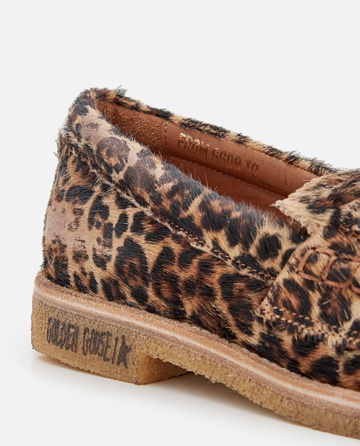 Golden Goose - JERRY LEOPARD PRINT LEATHER LOAFERS_7