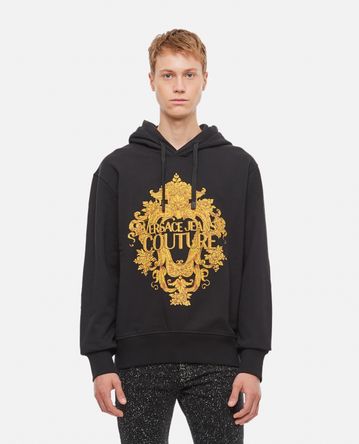 Versace Jeans Couture - PRINTED COTTON HOODIE