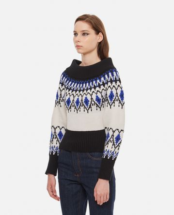 Alexander McQueen - OFF THE SHOULDER PULLOVER