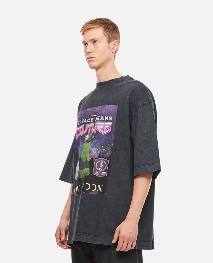 Versace Jeans Couture - T-SHIRT IN COTONE OVERSIZE_2