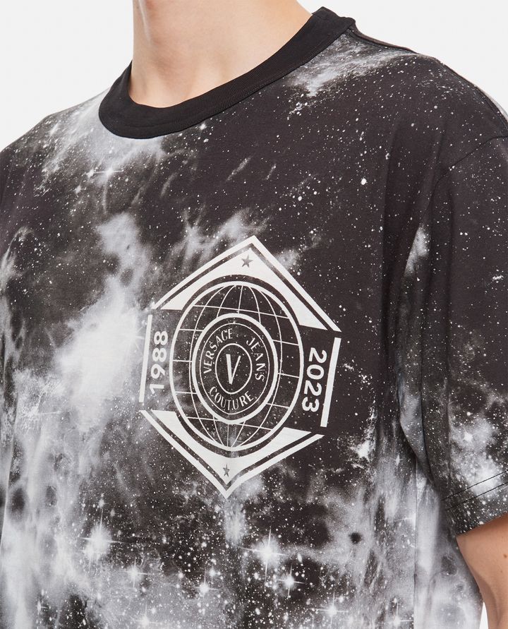 Versace Jeans Couture - GALAXY PRINTED COTTON T-SHIRT_4