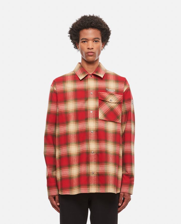Moncler - COTTON CHECKED OVERSHIRT_1