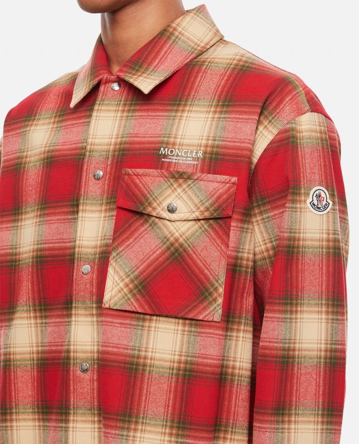 Moncler - COTTON CHECKED OVERSHIRT_4