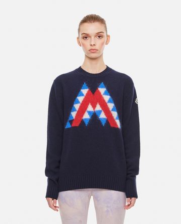 Moncler - WOOL AND MOHAIR CREWNECK SWEATER
