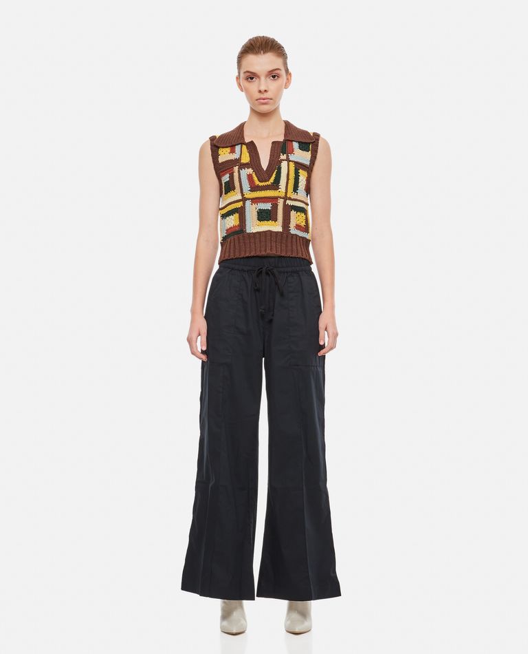 Shop Sea New York Sia Solid Side Cut-out Pants In Black