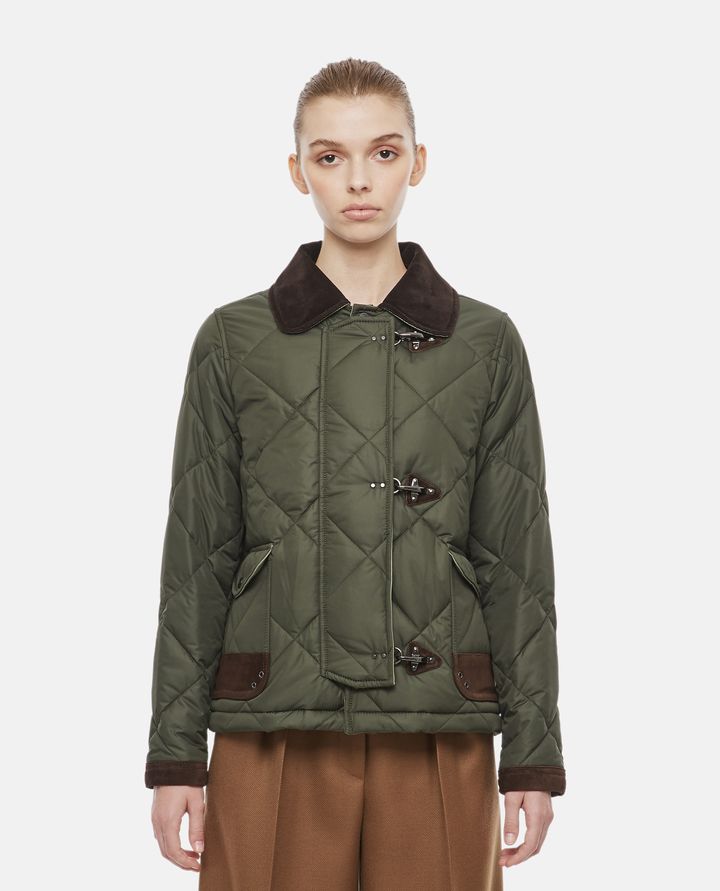 Fay - MINI 3 HOOKS QUILTED JACKET WITH CRUST DETAIL_1