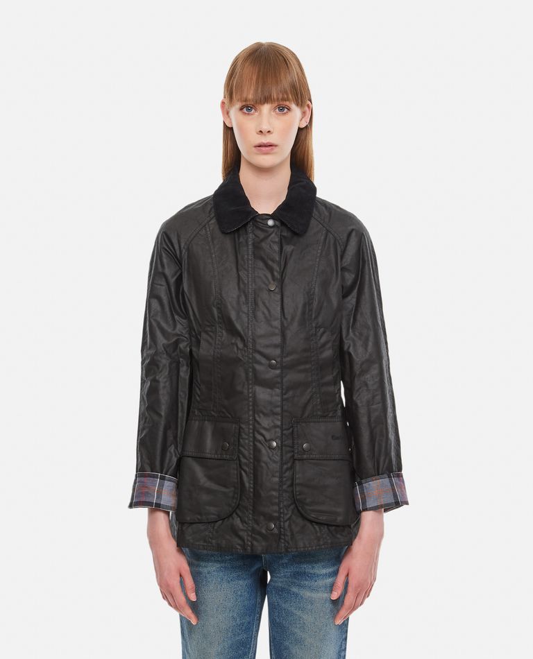 Barbour  ,  Beadnell Wax Jacket  ,  Black 12
