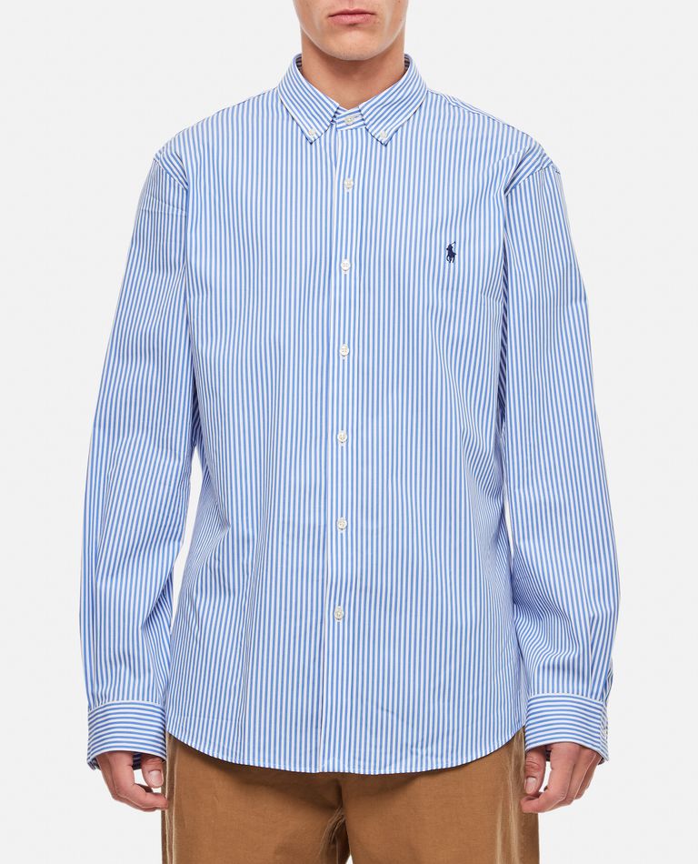 Polo Ralph Lauren  ,  Long Sleeve-sport Shirt  ,  Sky Blue XL