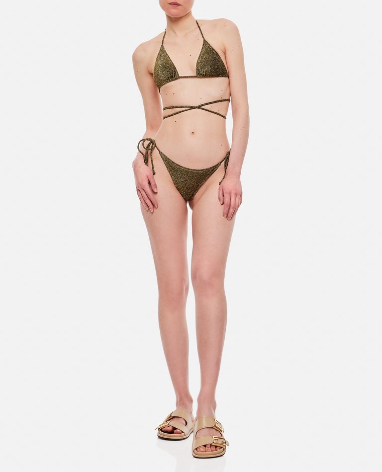 Reina Olga  ,  Miami Lurex Bikini Set  ,  Brown 2