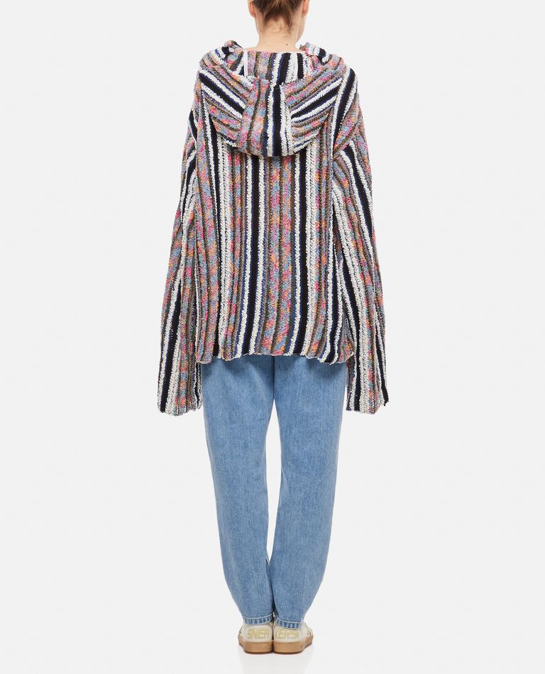 Shop Vitelli Linen Cotton Oversized Sweater In Multicolor