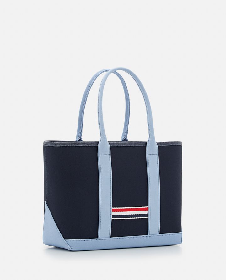 Thom Browne - SMALL TOOL TOTE IN CANVAS W/ INTERLOCK BACKING_2