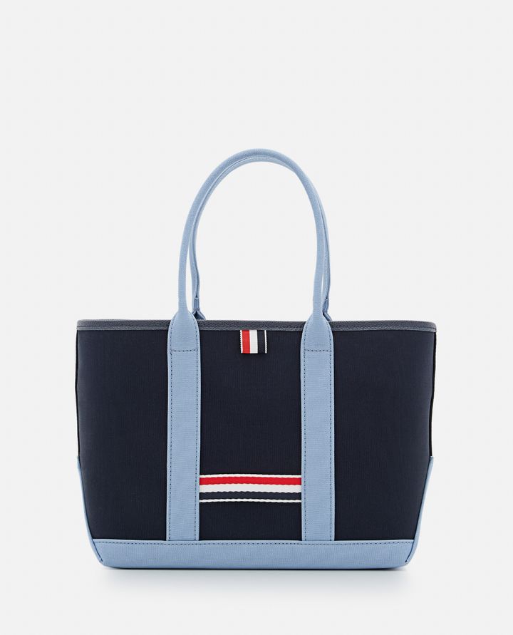 Thom Browne - SMALL TOOL TOTE IN CANVAS W/ INTERLOCK BACKING_3