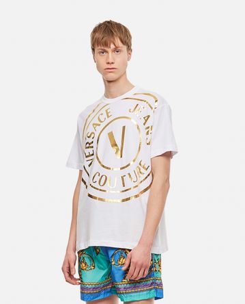 Versace Jeans Couture - COTTON LOGOED T-SHIRT