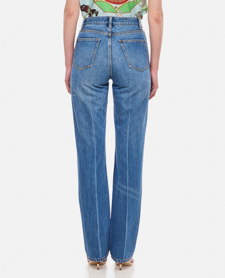 Shop Tory Burch Slim Fit Jeans In Blue