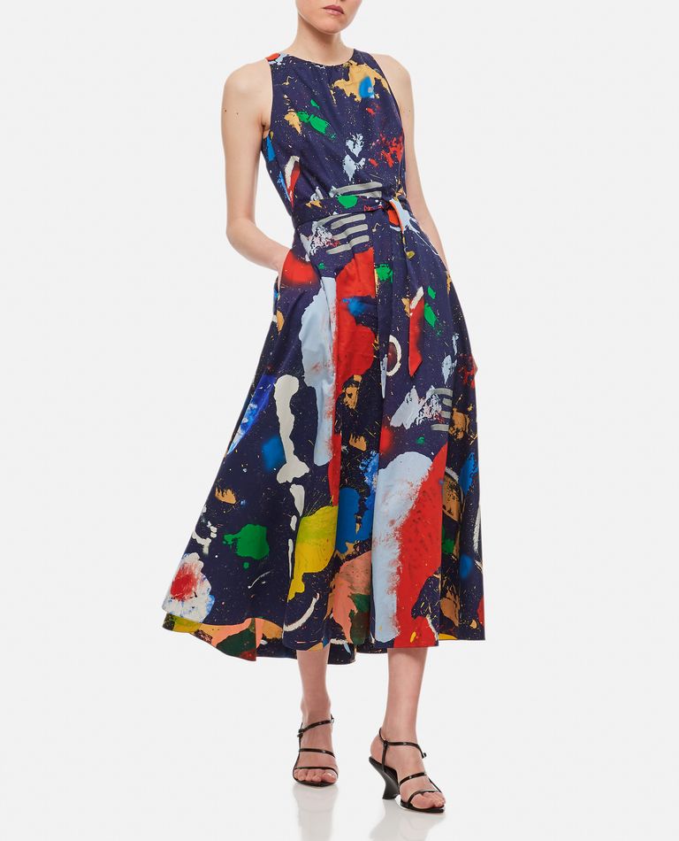 Ralph Lauren Collection  ,  Printed Midi Dress  ,  Multicolor 6