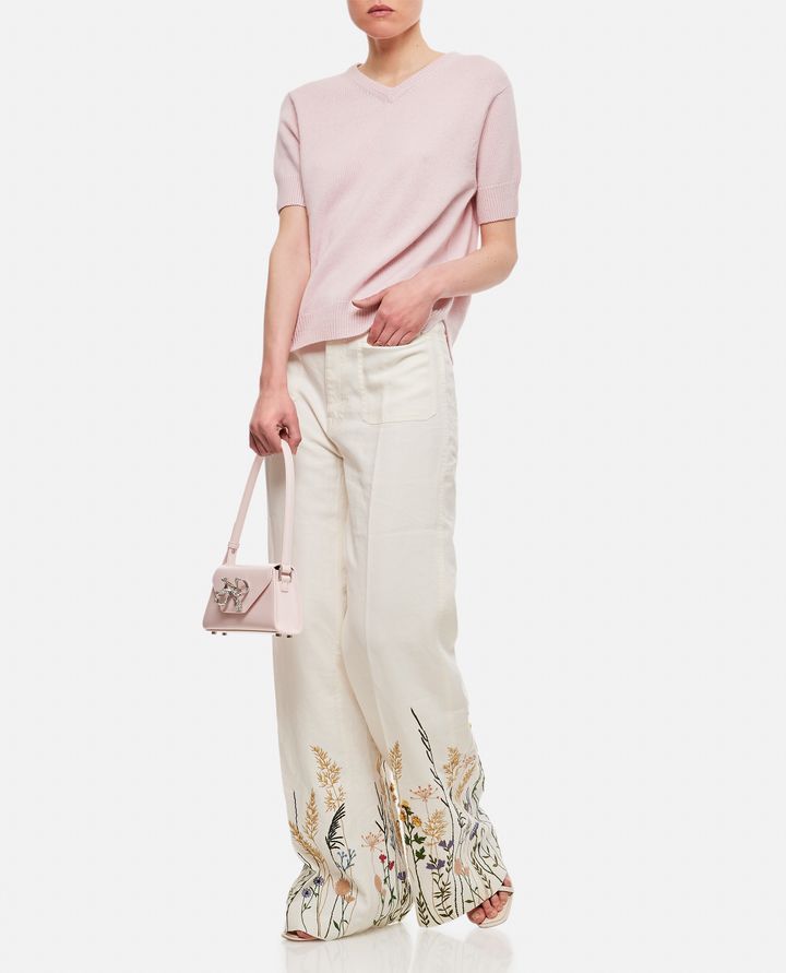 Polo Ralph Lauren - WIDE LEG EMBROIDERED PANTS_2