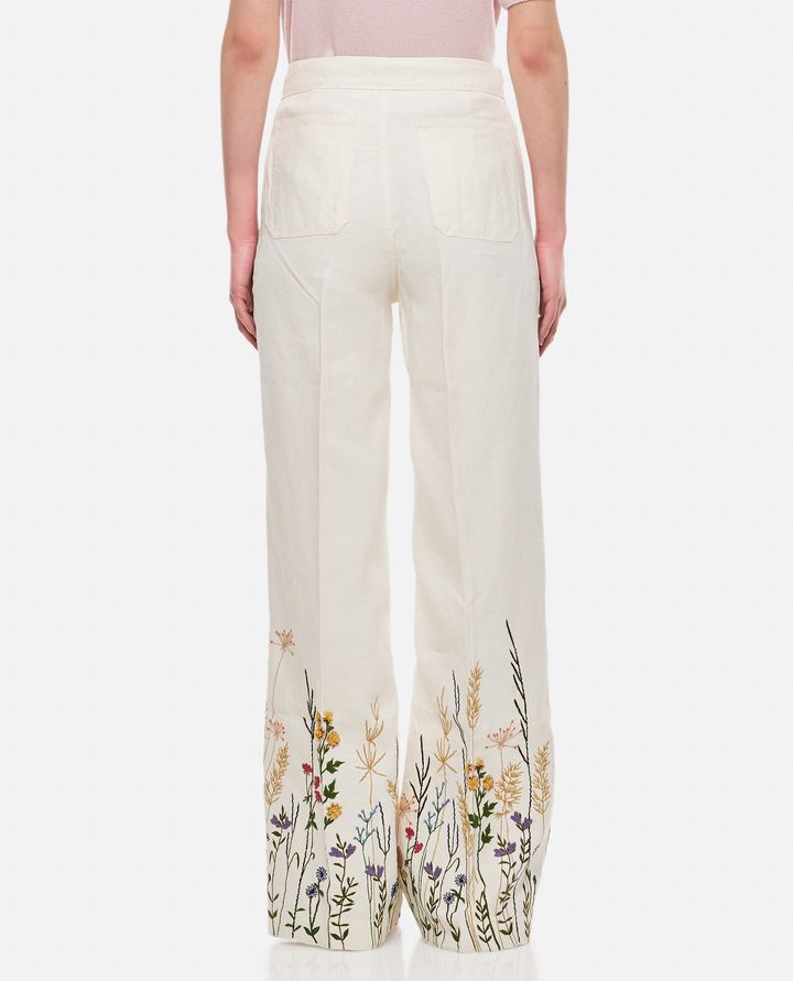Polo Ralph Lauren - WIDE LEG EMBROIDERED PANTS_3