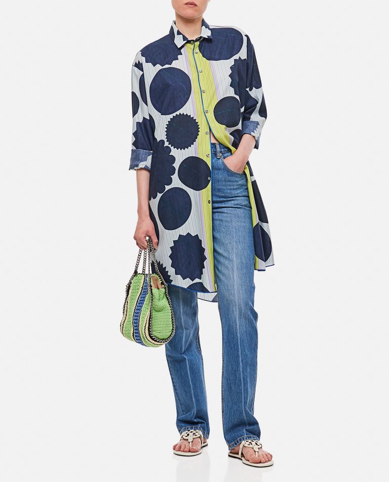 SHORT SLEEVE COTTON SHIRT DRESS for Women - Rohka sale | Biffi