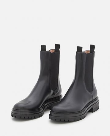 Gianvito Rossi - CHESTER LEATHER CHELSEA BOOTS
