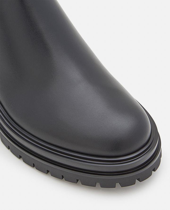 Gianvito Rossi - CHESTER LEATHER CHELSEA BOOTS_4