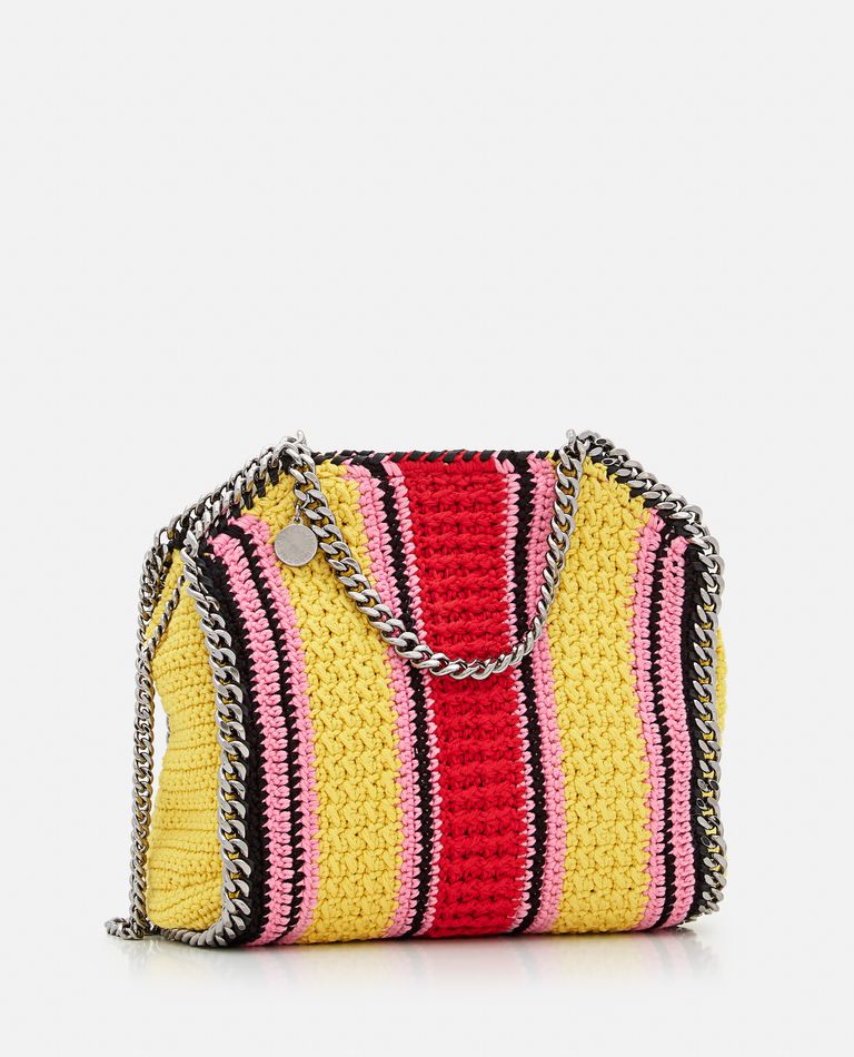 COTTON CROCHET MINI FALABELLA TOTE BAG for Women - Stella