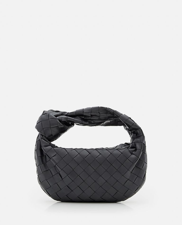 Bottega Veneta  ,  Mini Jodie Leather Handbag  ,  Black TU