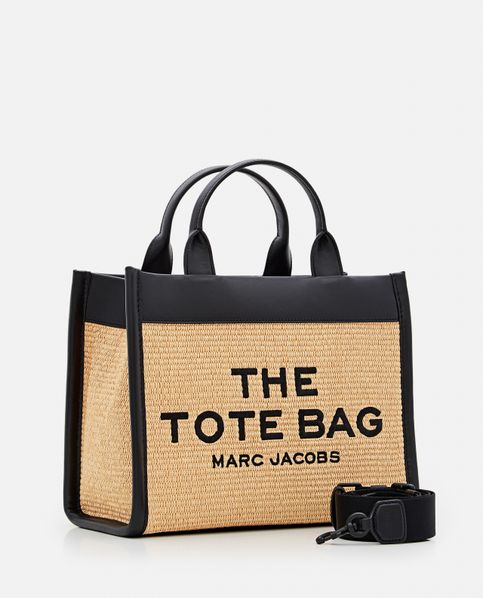 The Medium Woven Tote Bag in Beige - Marc Jacobs