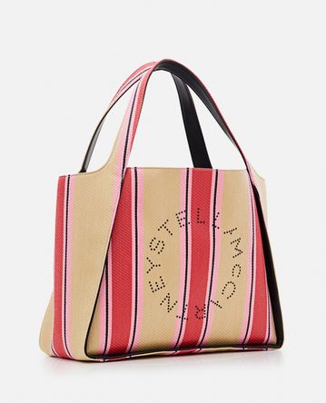 Stella McCartney - RAFFIA STRIPED TOTE BAG