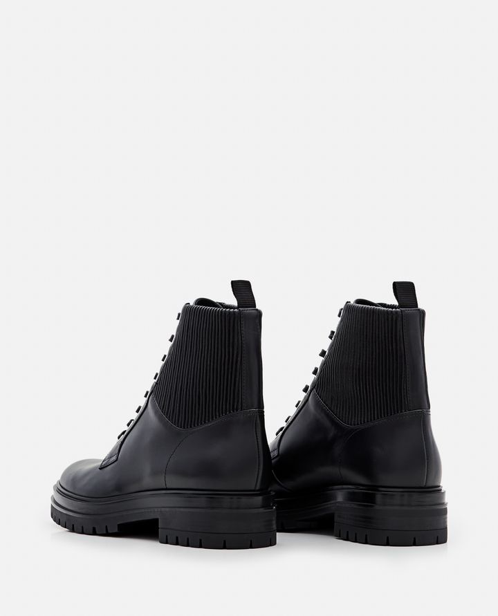 Gianvito Rossi - LEATHER LACE-UP BOOTS_3