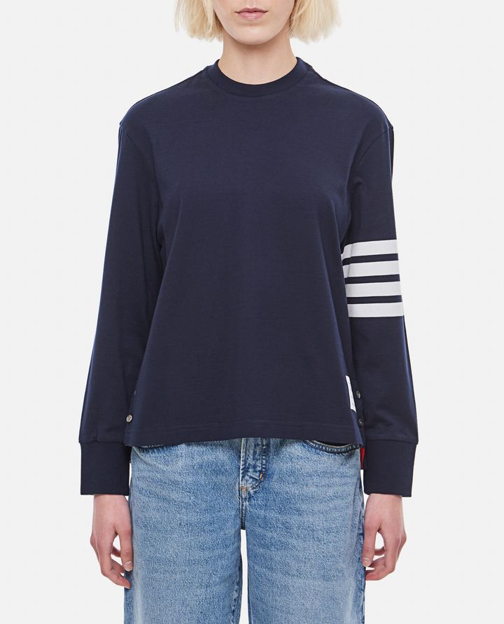 Thom Browne - LONG SLEEVE RUGBY T-SHIRT_4