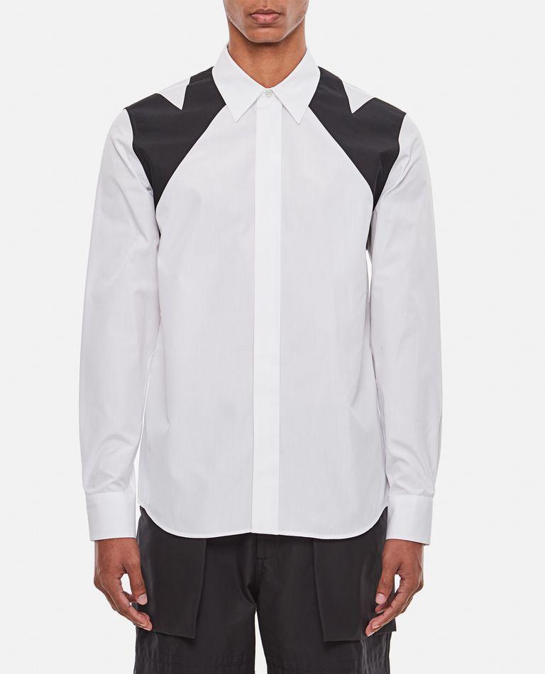 Alexander McQueen  ,  Printed Harness Shirt  ,  White 16