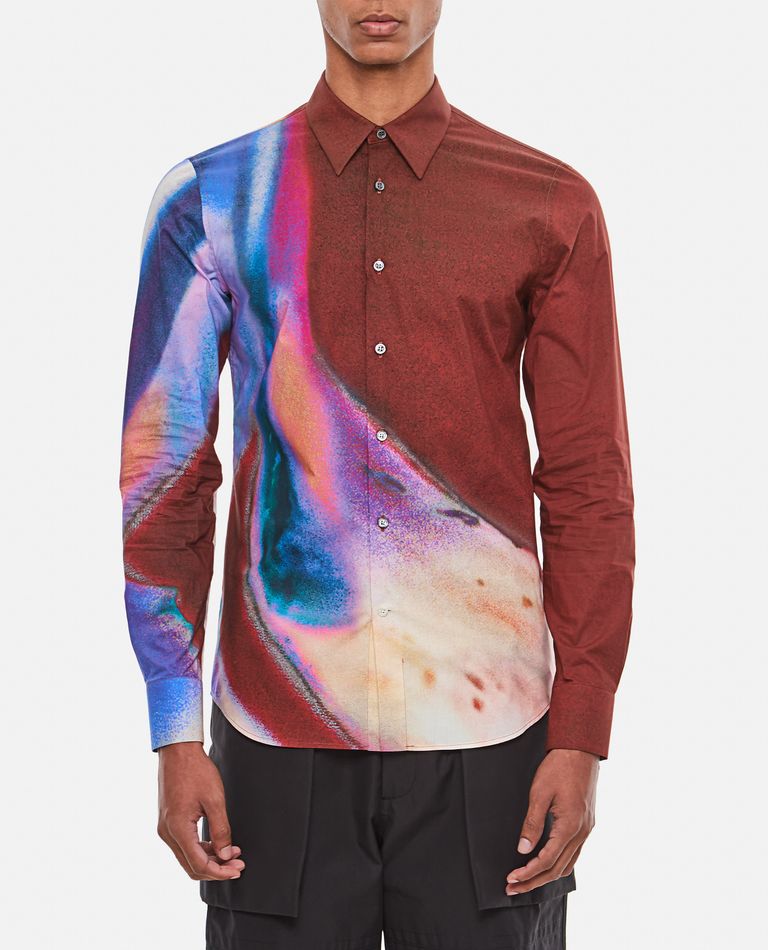 Shop Alexander Mcqueen Coloured Shirt In Multicolor
