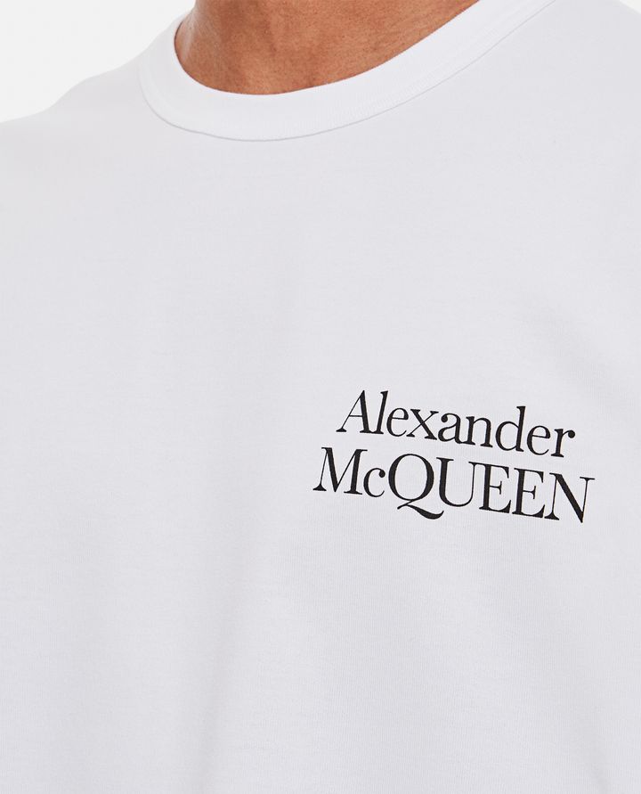 Alexander McQueen - OVERSIZE COTTON T-SHIRT_4