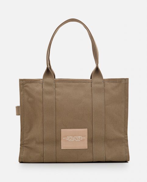 The Large leather tote bag in brown - Marc Jacobs
