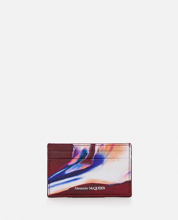 Alexander McQueen - PRINTED LEATHER CARDHOLDER