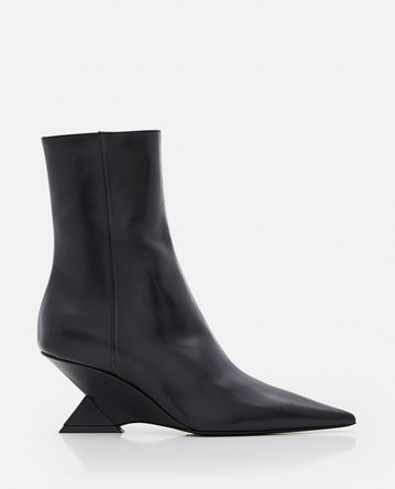The Attico - 60MM CHEOPE LEATHER ANKLE BOOTS