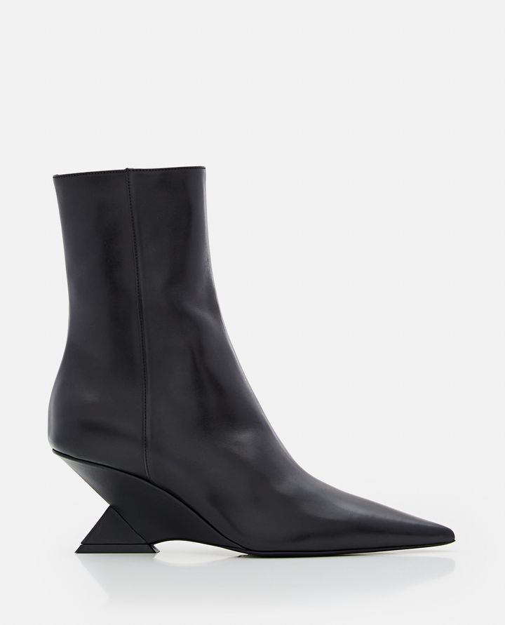 The Attico - 60MM CHEOPE LEATHER ANKLE BOOTS_1