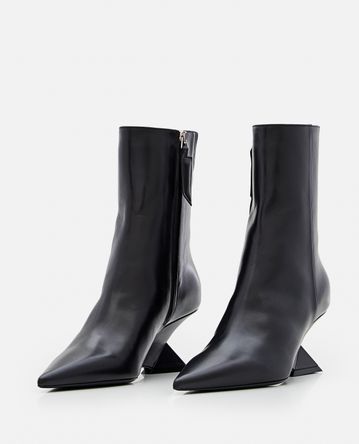 The Attico - 60MM CHEOPE LEATHER ANKLE BOOTS