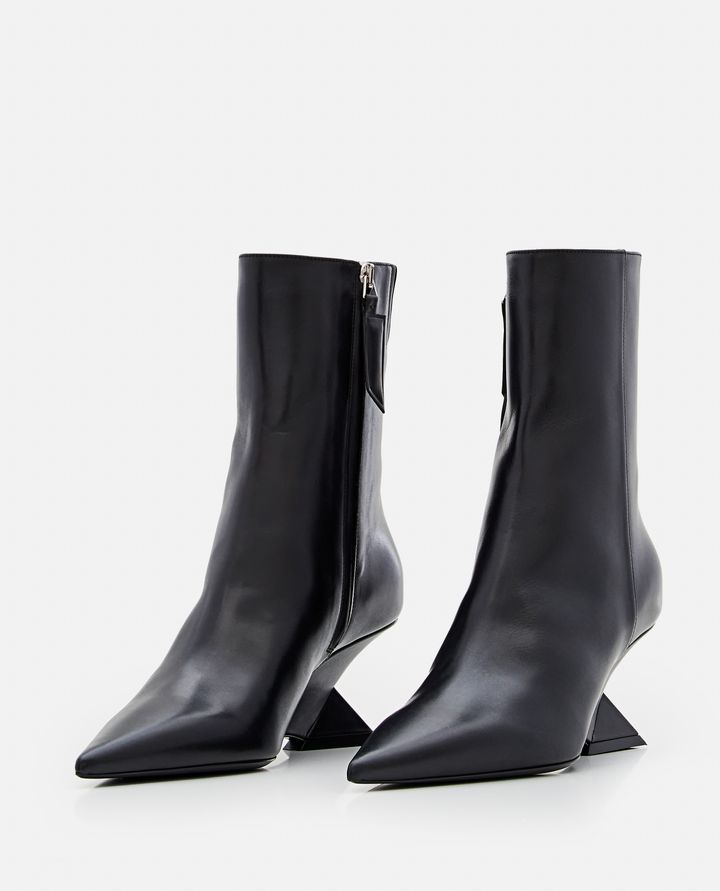 The Attico - 60MM CHEOPE LEATHER ANKLE BOOTS_2