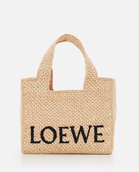 Loewe Raffia Basket Tote Bag