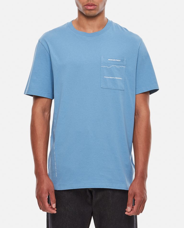 Moncler Genius  ,  Printed T-shirt Moncler X Frgmt  ,  Sky Blue S