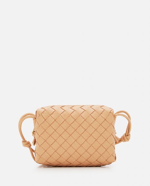 Bottega Veneta Women's Mini Loop Leather Crossbody Bag - Brown One-Size