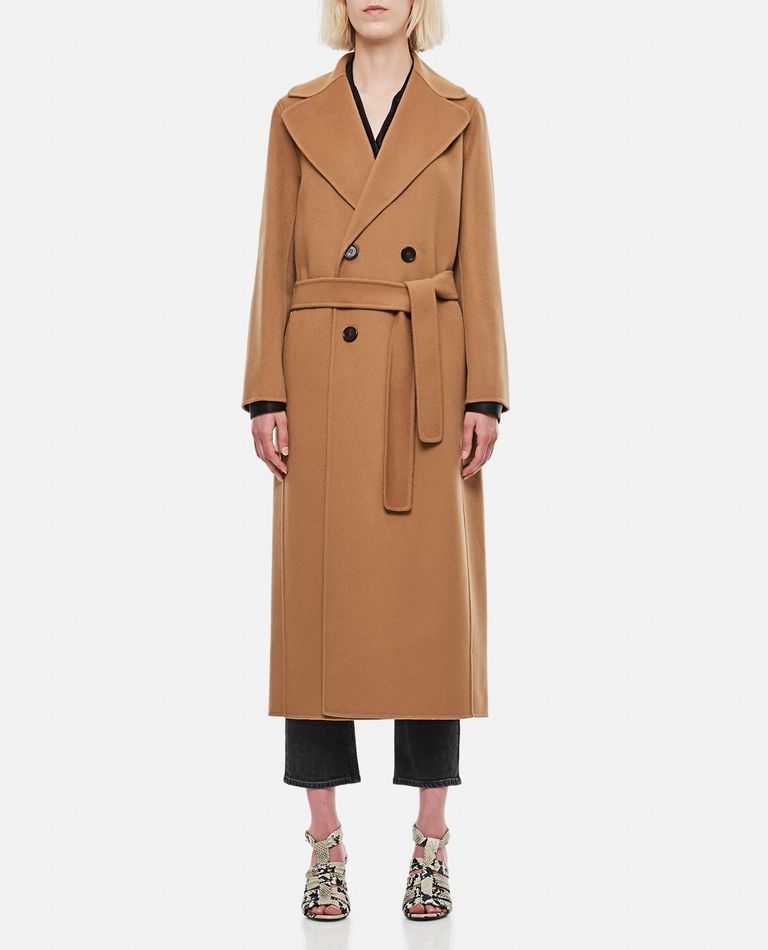 's Max Mara Ettore Virgin Wool Coat In Brown