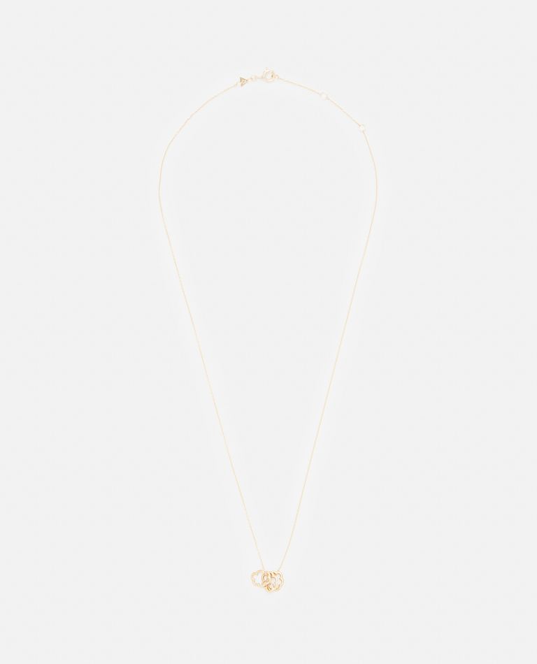 Aliita  ,  9kt Gold With Diamond Nubecita Necklace  ,  Gold TU