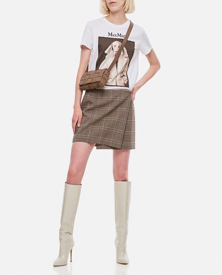 Sportmax  ,  Staffa Miniskirt  ,  Brown 42