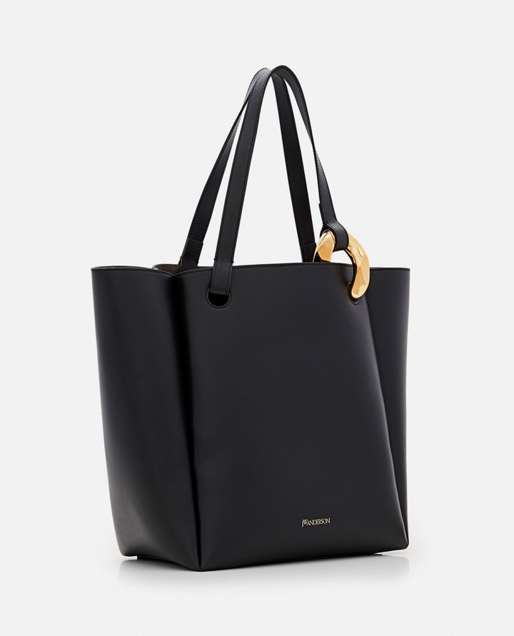 JW Anderson - CHAIN CABAS LEATHER TOTE BAG_2