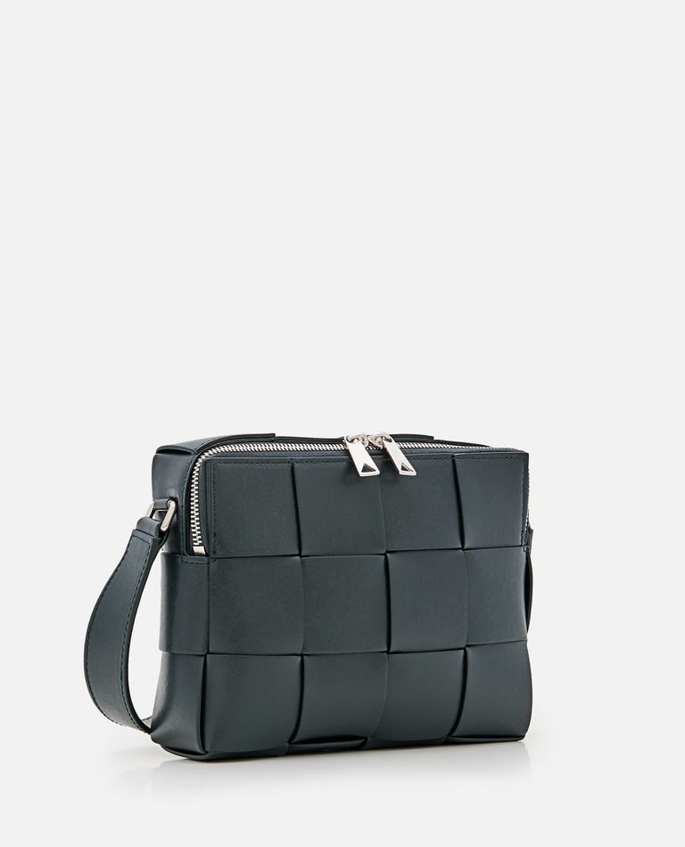 Shop Bottega Veneta Urban Leather Bag In Blue