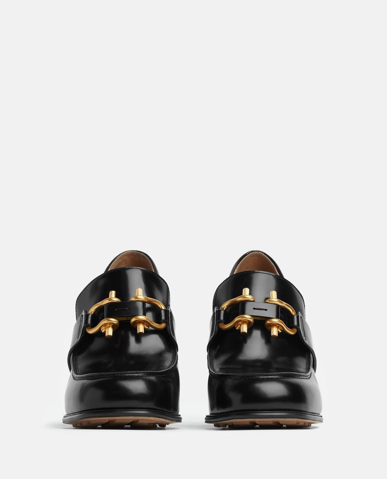 Shop Bottega Veneta 70mm Monsieur Slip-on Pump Loafers In Black